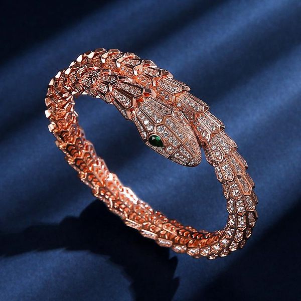 

charm bracelets snake bracelet personality retro micro-inlaid, Golden;silver