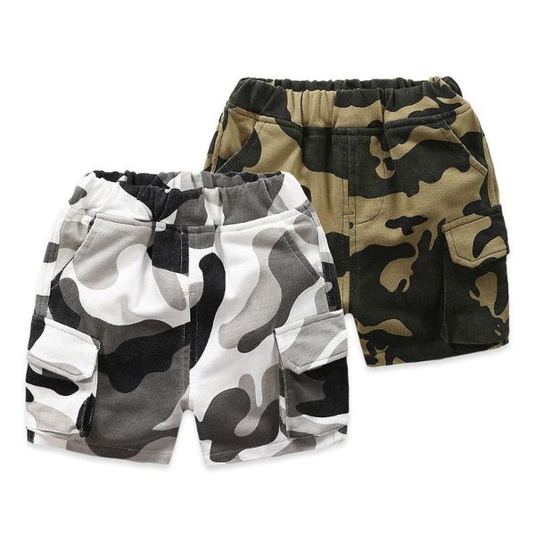 

shorts baby summer boy camouflage loose children beach pants, Black