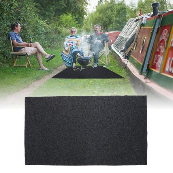 

tools & accessories fireproof heat resistant bbq gas grill splatter mat backyard floor protective rug