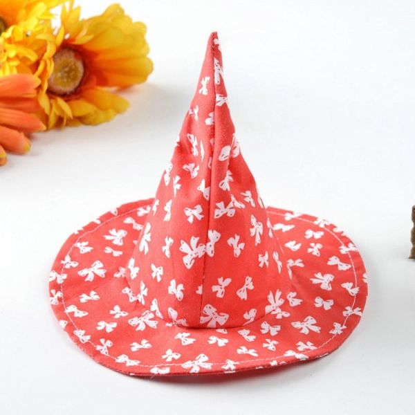 

dog apparel medium-sized pet magic hat handsome appearance exquisite workmanship halloween polyester material decoration