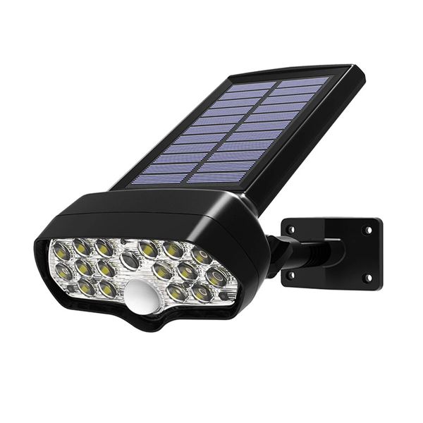 

17led solar power wall lights pir motion sensor outdoor garden yard path lamp