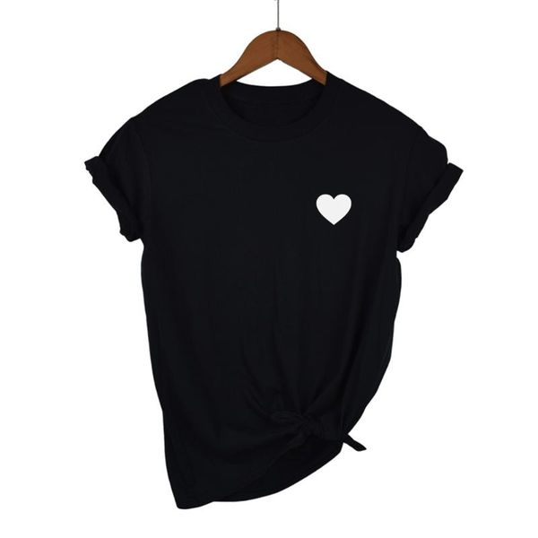 

women's t-shirt harajuku love print summer cute t shirt for women female tumblr casual t-shirts sleeve o-neck short clothing kawaii, White