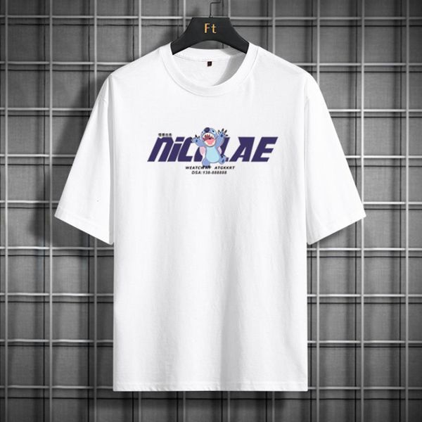

Luxury designer T Shirt Mens Tracksuit S Clothing Loose top trendy, White
