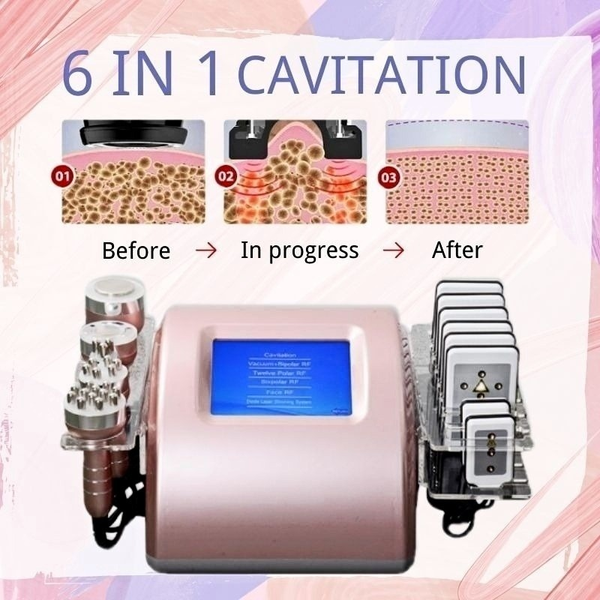 Macchina dimagrante ultra cavitazione trattamento lipocavitazione ultrasuoni per perdita di peso laser rf vacuum #012