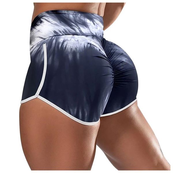 

summer sport shorts women high waist elasticated seamless fitness leggings push up gym training tights bike yoga short outfit