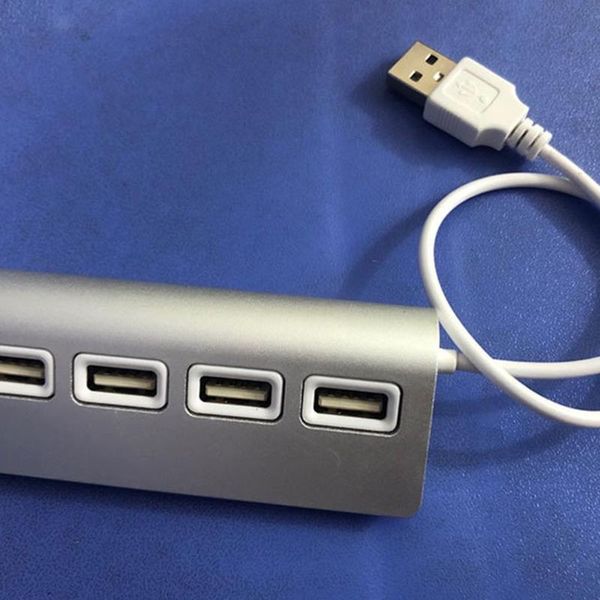 

hubs aluminum usb 3.0 2.0 hub multi-usb splitter adapter 4 ports high speed mini multiple usb3.0 port expander for pc abcd