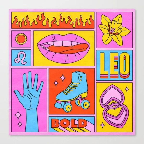

paintings canvas hd prints leo pictures wall artwork roller skates home mouth decoration modular posters living room framework