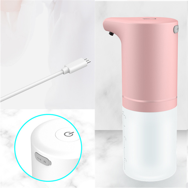

liquid soap dispenser usb charge automatic foam smart sensor auto touchless hand sanitizer for kitchen