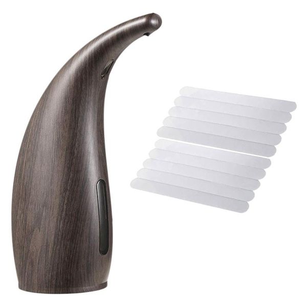 

liquid soap dispenser 1x automatic touchless 300ml & 10pcs anti-slip strips safety shower treads stickers