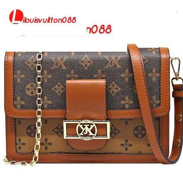 

ladies designer handbags 2021 net red women's bag organ old flower postman single shoulder diagonal span chain small square women