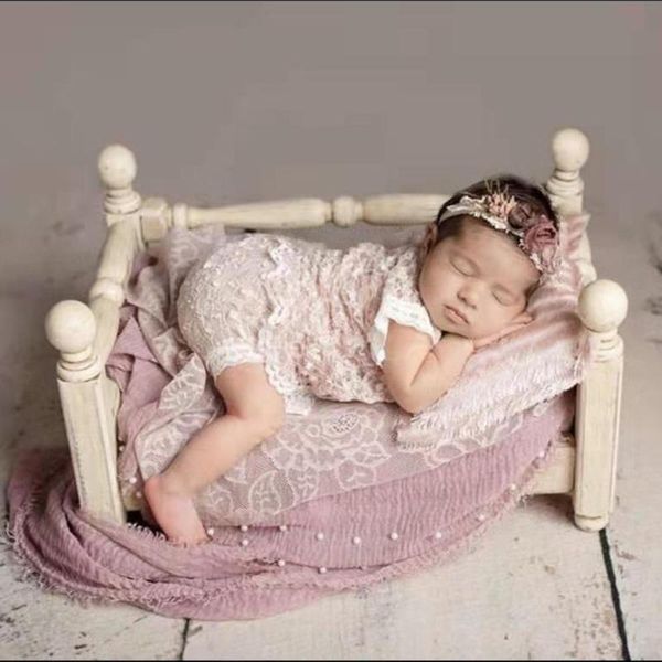 

baby cribs b2re born posing detachable mini bed po shooting props wooden crib infant pograph accessories