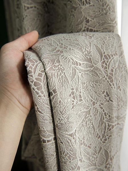 

curtain & drapes curtains for living room 2021 japanese style light luxury nordic simple high-end american lace dining bedroom
