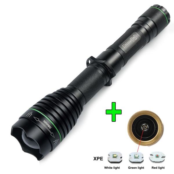 

uniquefire 1508 ir 850nm tactical led with 38mm diameter lens hunting lamp torch+drop-in 1508-xpe flashlights torches
