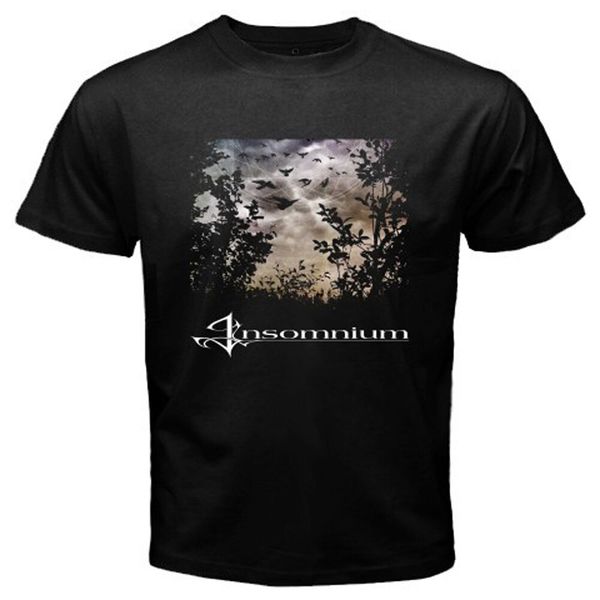 

insomnium *one for sorrow men's black t-shirt size s to 3xl, White;black