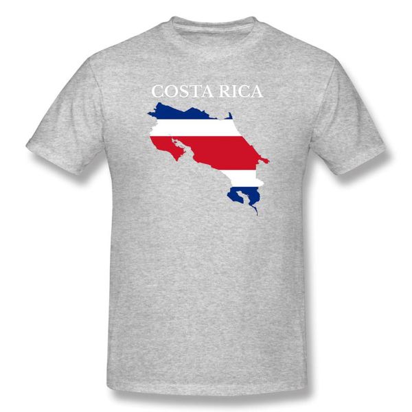 

100% cottoncosta rica flag map geek men women basic short sleeve t-shirt r282 tees european size men's t-shirts, White;black