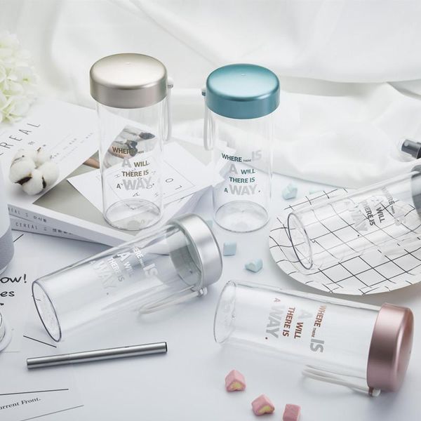 

water bottles hand in with li lizhi plastic cup outdoor student light leakproof