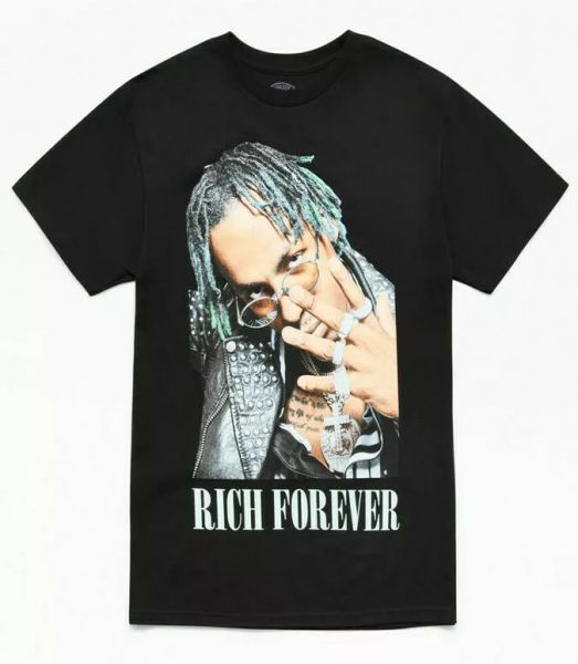 

Rich The Kid FOREVER RICH Migos Rap T-Shirt NEW 100% Authentic, White;black