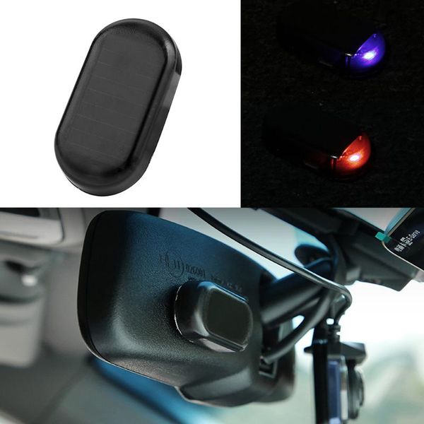 

dummy alarm anti-theft light fake security system warning caution led solar car for outdoor personal parts decoration interior&external ligh
