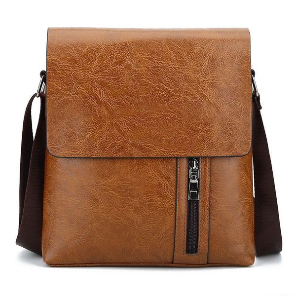 

messenger bag style men's shoulder foreign korean trade stall leather pu new vibil