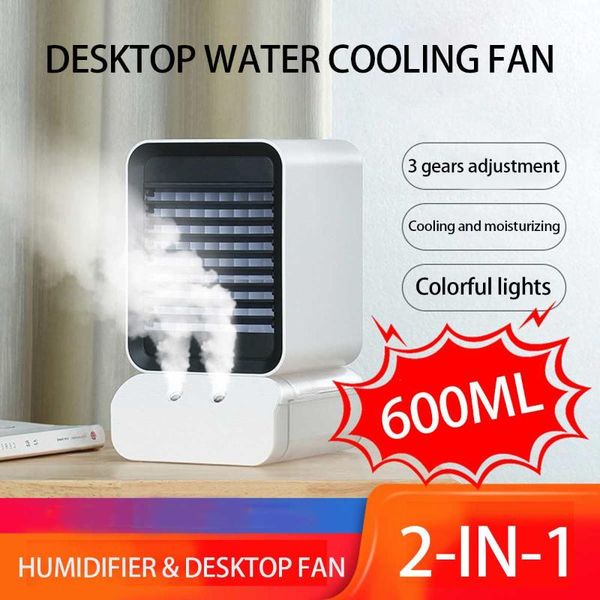 

electric fans 600ml usb water cooling fan humidifier air purifier 2 in 1 summer multi-functional deskconditioning for office home