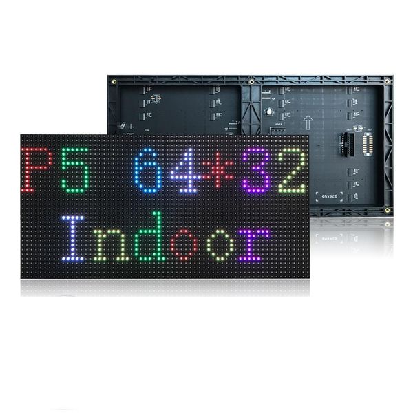 2021 10 Stück SMD-Anzeigemodul RGB Vollfarbe Indoor PH5 Länge 32 Breite 16 cm LED-Werbetafel-Bildschirm bewegliches Video-Digitalschild-Panel