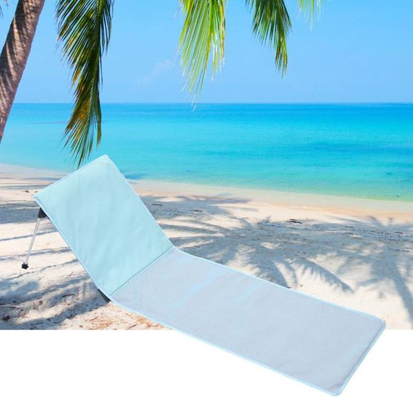 

inflatable floats & tubes outdoor beach chaise lounge chair portable folding camping chairs reclining lounger for travel summer vacation edf