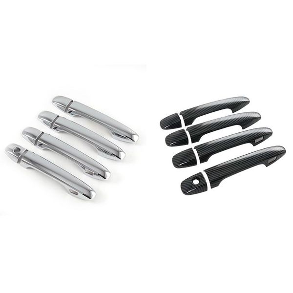 

towel for outback legacy 2021 car door handle cover trim decor accessories with smart keyhole, 4pcs