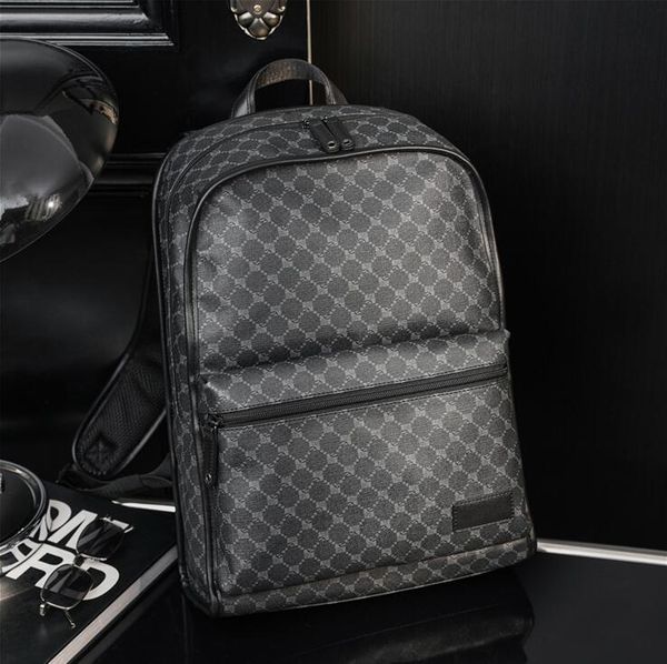 

wholesale men leathers shoulder bags with large capacity and multi-function dot printing backpacks college wind joker leather student bag tr