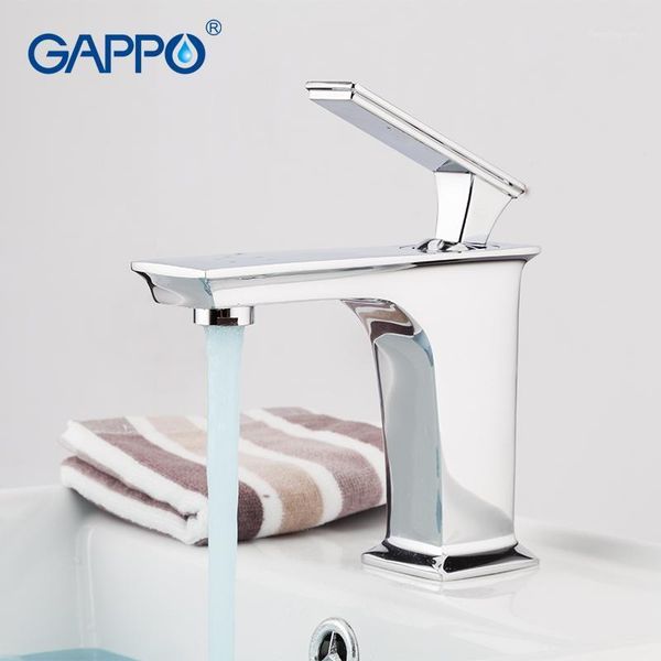 

bathroom sink faucets gappo basin faucet taps waterfall deck mounted mixer bath1