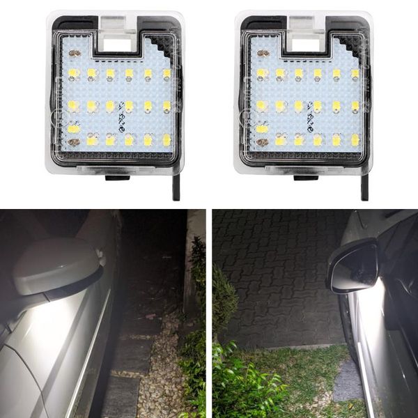 

emergency lights car led pathway light rear mirror puddle door lamp auto accessories for focus 3 kuga 2 mondeo 4 5 grand c-max escape