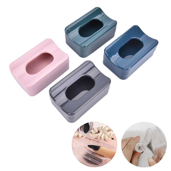 

nail art kits 1pc recycling nails storage box collect glitter dust organizer case manicure tool