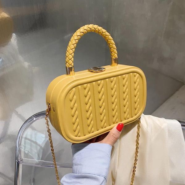 

evening bags crossbodys women luxury chain shoulder bag purse quality leather small square trend handbag messenger box