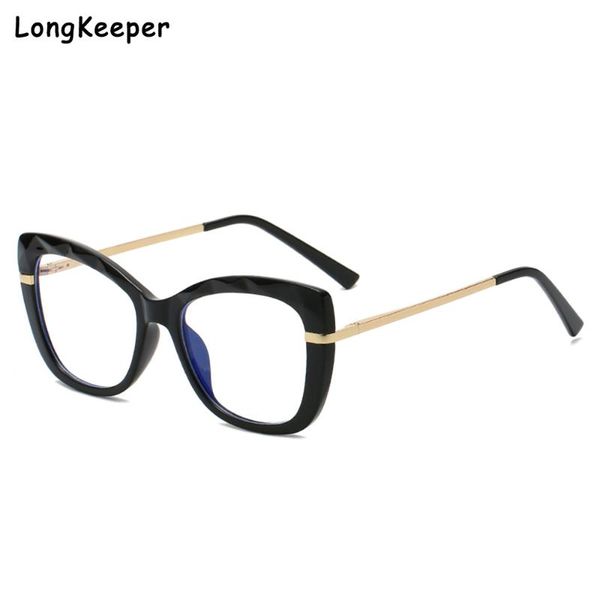 

sunglasses blue light blocking glasses women 2021 vintage optical eyeglass men computer eyewear lunette gafas frame gaming eye, White;black