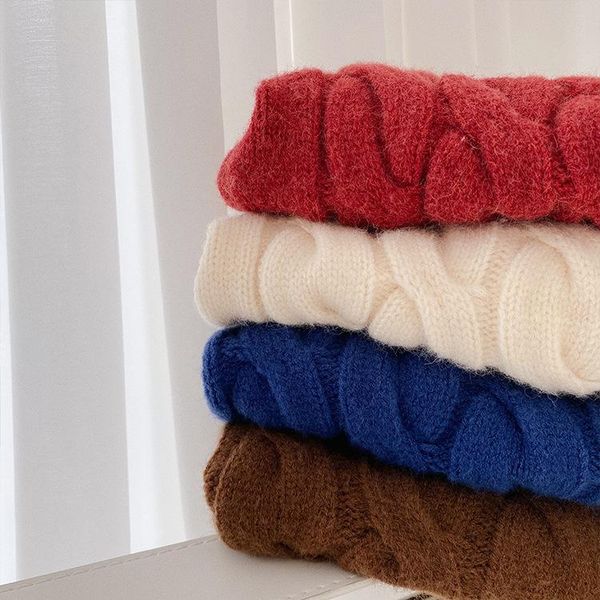 

pullover solid color sweaters 3 5 8years kids girl sweater tricots turtleneck baby winter autumn boy warm pull, Blue