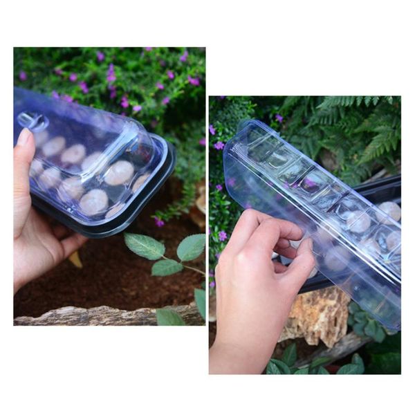 

planters & pots with lid planting box 1 pcs 12holes garden growth pot kit