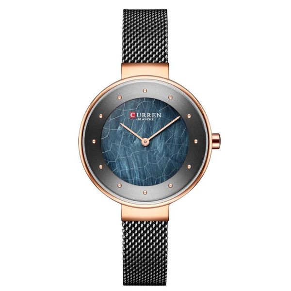 

wristwatches women watches curren 9032 quartz watch casual fashion ladies clock wristwatch relogio feminino lady, Slivery;brown