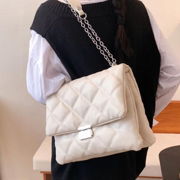 

shoulder bags women's bag autumn all- rhombus chain messenger texture