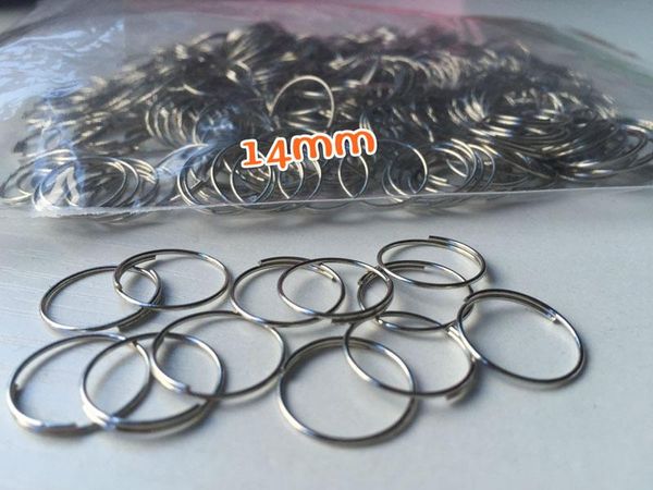 

chandelier crystal 500pcs/lot 14mm chrome plated steel round rings, bead curtain accessories lighting & metal connectors