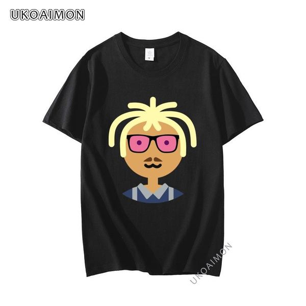 

men's t-shirts unusual funny cartoon image party simple style tee shirt prevalent men t shirts fashionable slim fit t-shirt leisure aut, White;black