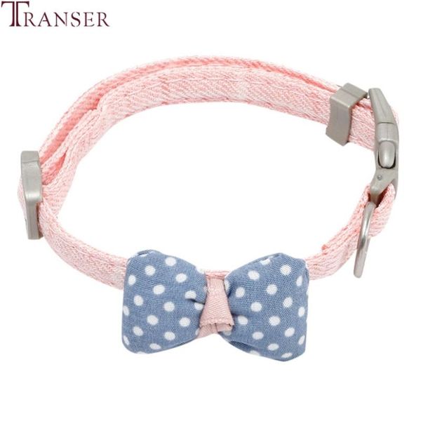 

dog collars & leashes transer classic dots print bow tie pet cat collar adjustable puppy neck strap belt necklace 912