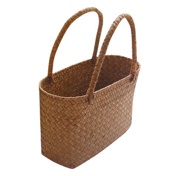 

storage bags seaweeds woven basket flower garden succulent bag crafts ki