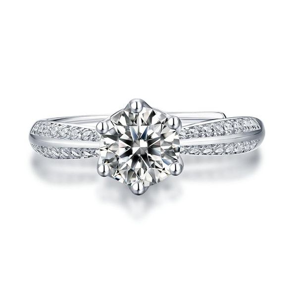 

wedding rings yulaili classic luxury style ring engagement anniversary 0.5ct 1ct 2ct 3ct, Slivery;golden