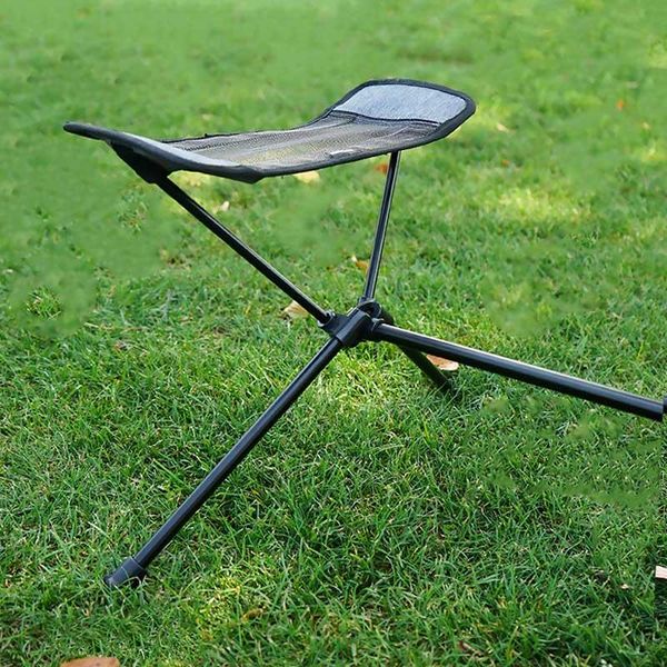 

portable moon chair feet folding picnic seat fishing tools outdoor hiking footstool ultra light high load travel accessories