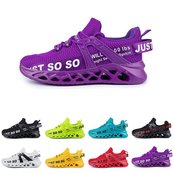 

men women running shoes fashion trainer triple black white red yellow purple green blue orange light pink breathable sports sneakers four