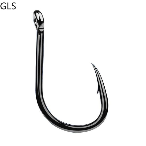 

fishing hooks 2021 3#-15# 200pcs/bag high carbon steel barbed hook max tension 0.35-10kg accessories