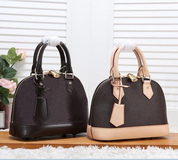 

alma bb shell bag women handbag leather flower embossed bags crossbody messenger handbags with lock shoulder strap