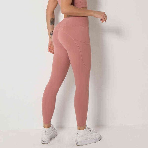 

women's pants capris running sports legging's korean pocket high waist temperament hip lift slim yoga pants, Black;white