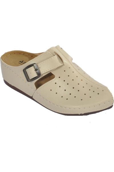 

slippers women's front off beige color, Black