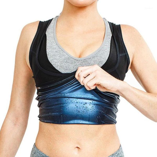 

running vest sweat sauna waist trainer corset slimming women&men sports tank shapewear yoga outfit