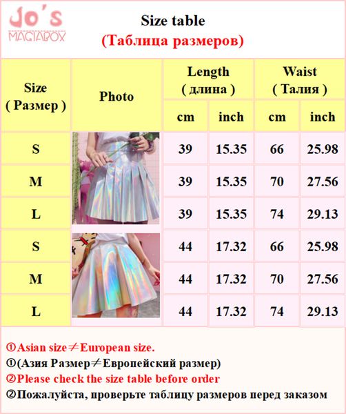

2021holographic pleated skirts women pu solid harajuku casual laser hight waist micro mini short jk skirts women rainbow, Black
